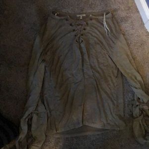 Fun dressing up silk with ribbon.